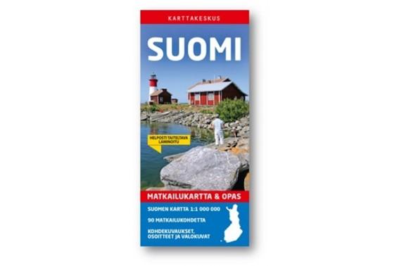 Suomi matkailukartta 1:1 milj. – Aurinko Kustannus