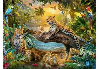 Leopard_family_in_the_jungle